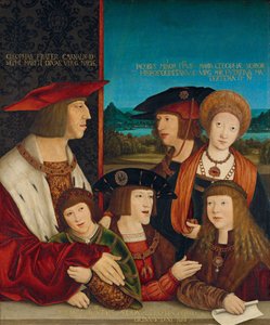 Keiser Maximilian I med familien hans